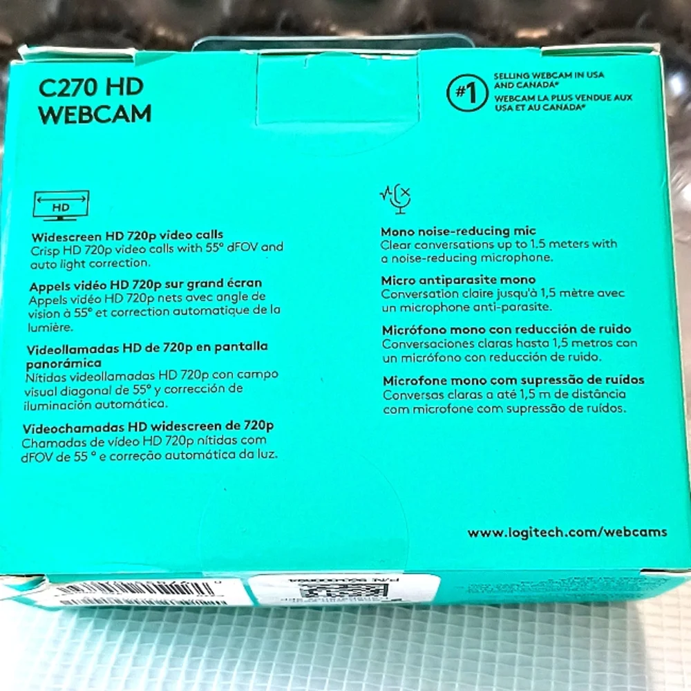 Logitech C270 HD Webcam 720p